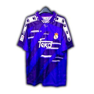 real madrid away jersey tshirt purble xl kelme